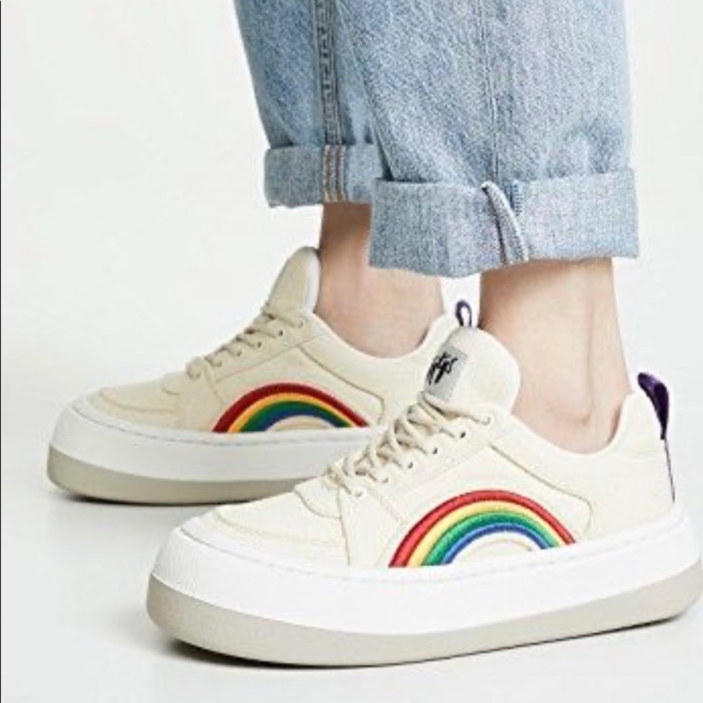 Eytys rainbow sonic canvas sneaker size 36